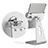 Soporte Universal Sostenedor De Tableta Tablets T24 para Apple iPad 2 Plata