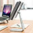 Soporte Universal Sostenedor De Tableta Tablets T24 para Apple iPad Mini 3 Plata