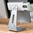 Soporte Universal Sostenedor De Tableta Tablets T24 para Apple iPad Mini Plata