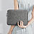 Suave Cuero Bolsillo Funda para Samsung Galaxy Book Flex 13.3 NP930QCG Gris