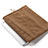 Suave Terciopelo Tela Bolsa Funda para Apple iPad Air 3 Marron