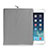 Suave Terciopelo Tela Bolsa Funda para Huawei Mediapad M2 8 M2-801w M2-803L M2-802L Gris