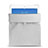 Suave Terciopelo Tela Bolsa Funda para Samsung Galaxy Tab 3 7.0 P3200 T210 T215 T211 Blanco