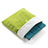 Suave Terciopelo Tela Bolsa Funda para Samsung Galaxy Tab 3 7.0 P3200 T210 T215 T211 Verde