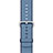 Tela Correa De Reloj Pulsera Eslabones para Apple iWatch 38mm Azul