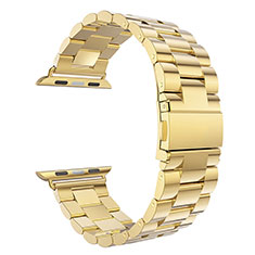 Acero Inoxidable Correa De Reloj Pulsera Eslabones para Apple iWatch 2 42mm Oro