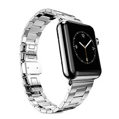 Acero Inoxidable Correa De Reloj Pulsera Eslabones para Apple iWatch 4 40mm Plata