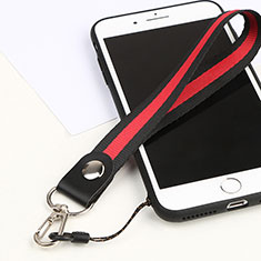 Acollador Cordon Lanyard K01 para Accessories Da Cellulare Penna Capacitiva Rojo