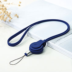 Acollador Cordon Lanyard K05 para Accessories Da Cellulare Borsetta Pochette Azul
