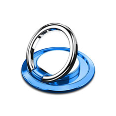 Anillo de dedo Soporte Magnetico Universal Sostenedor De Telefono Movil H10 para Vivo Y51 2021 Azul Cielo