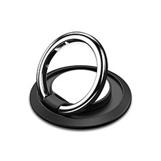 Anillo de dedo Soporte Magnetico Universal Sostenedor De Telefono Movil H10 para Samsung Galaxy A12 Negro