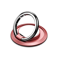Anillo de dedo Soporte Magnetico Universal Sostenedor De Telefono Movil H10 para Samsung Galaxy Y Duos S6102 Oro Rosa