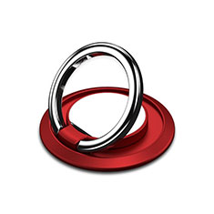 Anillo de dedo Soporte Magnetico Universal Sostenedor De Telefono Movil H10 para Vivo V25 5G Rojo