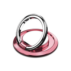 Anillo de dedo Soporte Magnetico Universal Sostenedor De Telefono Movil H10 para Sharp Aquos Zero5G basic Rosa