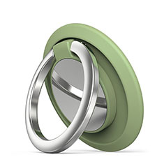 Anillo de dedo Soporte Magnetico Universal Sostenedor De Telefono Movil H14 para Sharp Aquos Zero5G basic Verde