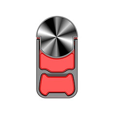 Anillo de dedo Soporte Magnetico Universal Sostenedor De Telefono Movil H21 para Wiko U Feel Lite Rojo