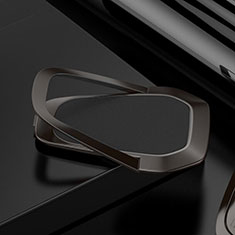 Anillo de dedo Soporte Magnetico Universal Sostenedor De Telefono Movil S21 para Sony Xperia 10 V Negro