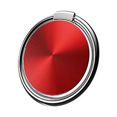 Anillo de dedo Soporte Magnetico Universal Sostenedor De Telefono Movil Z01 para Vivo V25 5G Rojo