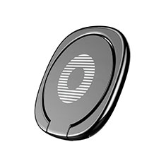 Anillo de dedo Soporte Magnetico Universal Sostenedor De Telefono Movil Z02 para Samsung Galaxy Note 4 Negro