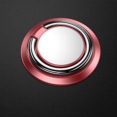 Anillo de dedo Soporte Magnetico Universal Sostenedor De Telefono Movil Z04 para Vivo X70 Pro+ Plus 5G Rojo