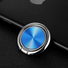 Anillo de dedo Soporte Magnetico Universal Sostenedor De Telefono Movil Z11 para Samsung Galaxy Core I8260 I8262 Azul