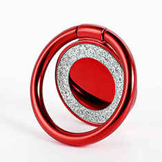 Anillo de dedo Soporte Magnetico Universal Sostenedor De Telefono Movil Z15 para Vivo V25 5G Rojo