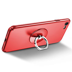 Anillo de dedo Soporte Universal Sostenedor De Telefono Movil R01 para Blackberry DTEK50 Rojo