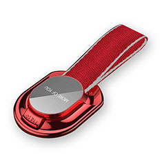 Anillo de dedo Soporte Universal Sostenedor De Telefono Movil R11 para Wiko View 4G Rojo
