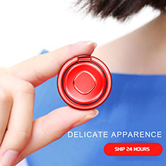 Anillo de dedo Soporte Universal Sostenedor De Telefono Movil para Samsung Galaxy Ace Ii X S7560m Rojo