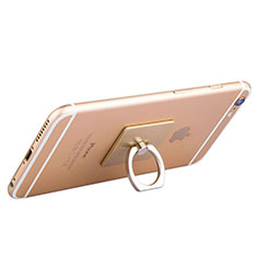 Anillo de dedo Soporte Universal Sostenedor De Telefono Movil Z01 para Sony Xperia X Compact Oro
