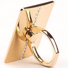 Anillo de dedo Soporte Universal Sostenedor De Telefono Movil Z02 para Accessoires Telephone Pochette Etanche Oro