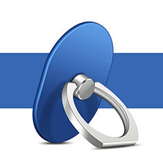 Anillo de dedo Soporte Universal Sostenedor De Telefono Movil Z06 para Accessoires Telephone Brassards Azul