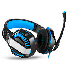 Auricular Cascos Auriculares Estereo H67 para Motorola Moto G8 Power Lite Azul