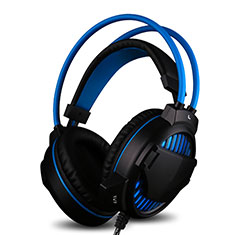 Auricular Cascos Estereo Auriculares H55 para Motorola Moto G8 Power Azul