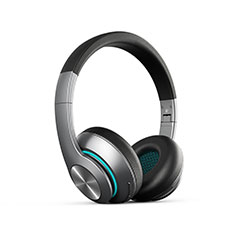 Auricular Cascos Estereo Bluetooth Auriculares Inalambricos H70 para Motorola Moto G8 Power Lite Gris