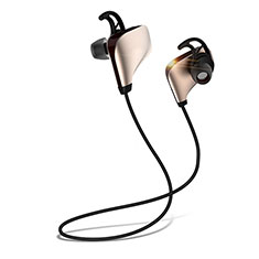 Auriculares Bluetooth Auricular Estereo Inalambricos H35 para Wiko Power U10 Oro