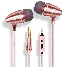 Auriculares Estereo Auricular H35 para Motorola Moto G8 Power Lite Oro Rosa