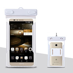 Bolsa Impermeable y Sumergible Carcasa Universal para HTC Desire 22 Pro 5G Blanco