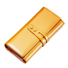 Bolso Cartera Protectora de Cuero Universal H14 para Samsung Galaxy K Zoom Oro
