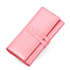 Bolso Cartera Protectora de Cuero Universal H14 para Sony Xperia 10 V Rosa