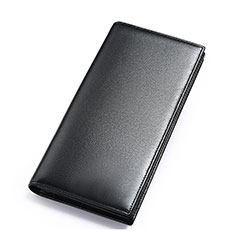 Bolso Cartera Protectora de Cuero Universal H16 para Sony Xperia 10 V Negro