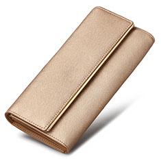 Bolso Cartera Protectora de Cuero Universal K01 para Sony Xperia 10 V Oro