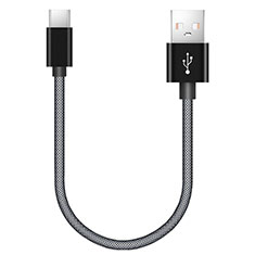 Cable Type-C Android Universal 20cm S02 para Sony Xperia 1 V Negro