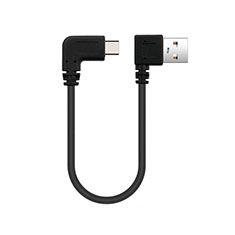 Cable Type-C Android Universal 25cm S03 para Apple iPad Air 5 10.9 (2022) Negro