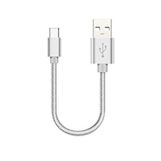 Cable Type-C Android Universal 30cm S05 para Apple iPad Air 5 10.9 (2022) Blanco