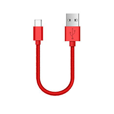 Cable Type-C Android Universal 30cm S05 para Apple iPad Air 5 10.9 (2022) Rojo