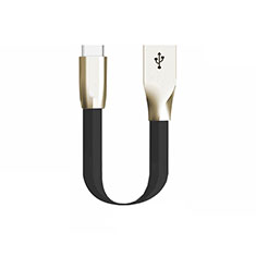 Cable Type-C Android Universal 30cm S06 para Vivo Y35m 5G Negro