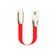 Cable Type-C Android Universal 30cm S06 para Apple iPad Pro 11 (2021) Rojo