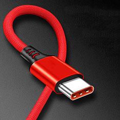 Cable Type-C Android Universal 6A H06 para Huawei P Smart Z Rojo