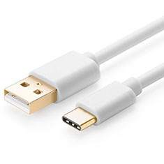Cable Type-C Android Universal T01 para Vivo Y35m 5G Blanco
